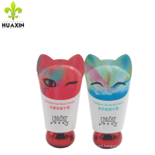 Cosmetic tube manufacturers 40ml cat shape aluminum metal tubes for hand cream